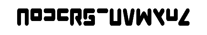 Unbound Gamer Condensed Font UPPERCASE