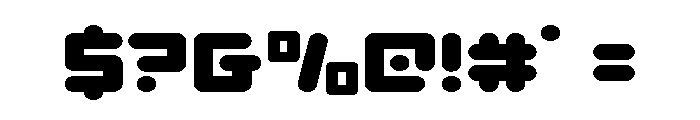 Unbound Gamer Expanded Font OTHER CHARS