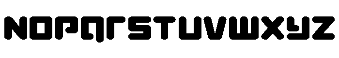 Unbound Gamer Expanded Font LOWERCASE