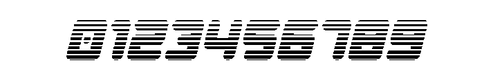 Unbound Gamer Gradient Italic Font OTHER CHARS