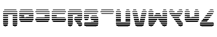 Unbound Gamer Gradient Font UPPERCASE