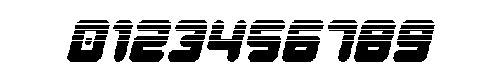 Unbound Gamer Halftone Italic Font OTHER CHARS