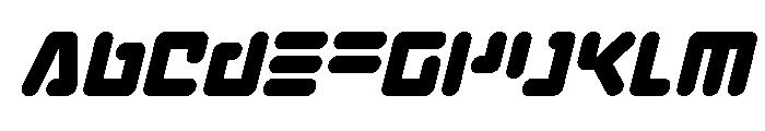 Unbound Gamer Italic Font UPPERCASE
