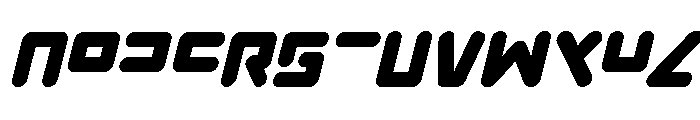 Unbound Gamer Italic Font UPPERCASE