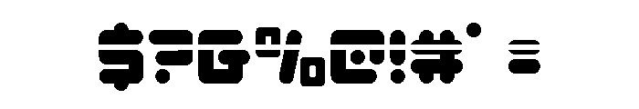 Unbound Gamer Laser Font OTHER CHARS