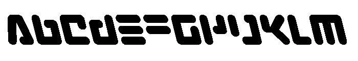 Unbound Gamer Leftalic Font UPPERCASE