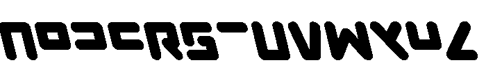 Unbound Gamer Leftalic Font UPPERCASE