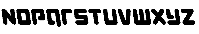Unbound Gamer Semi-Leftalic Font LOWERCASE