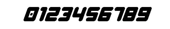 Unbound Gamer Super-Italic Font OTHER CHARS