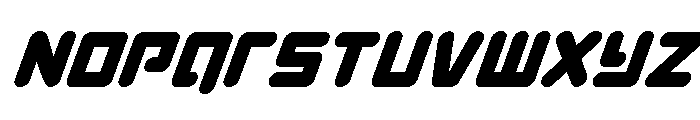 Unbound Gamer Super-Italic Font LOWERCASE