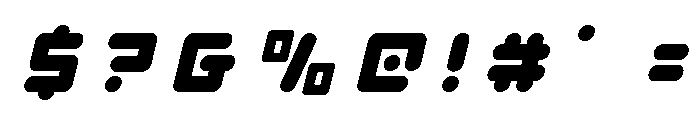 Unbound Gamer Title Italic Font OTHER CHARS