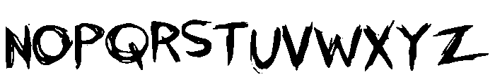 Uncensored Font UPPERCASE
