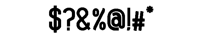 Uncertain Sans Font OTHER CHARS