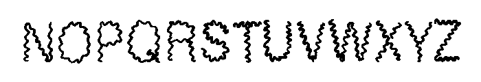 Uncertainty Font UPPERCASE