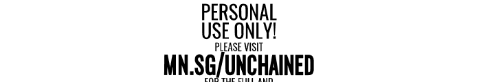 Unchained Rough PERSONAL USE Regular Font OTHER CHARS