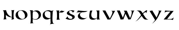 Uncial Animals Font LOWERCASE