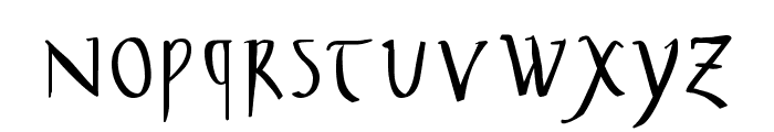 UnclassicQuill-Condensed Font LOWERCASE