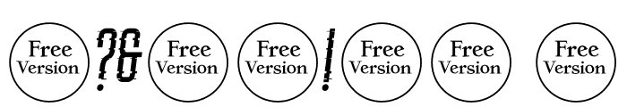 Uncracked Free Trial Font OTHER CHARS