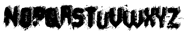 Under the bed Font LOWERCASE