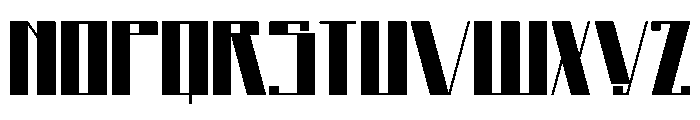Underbite Font UPPERCASE