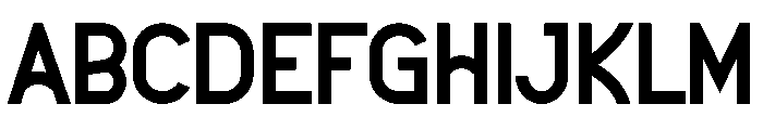 Underbold Font UPPERCASE