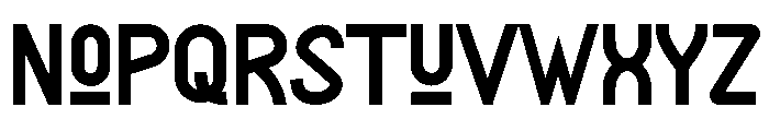 Underbold Font LOWERCASE