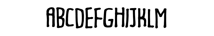 Underdoug DEMO Regular Font LOWERCASE