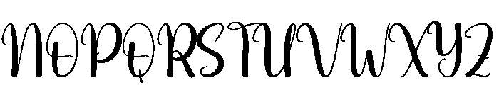 Undergo Font UPPERCASE