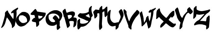 Underground Graffiti Font UPPERCASE