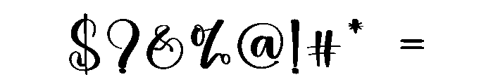 Underline Font OTHER CHARS