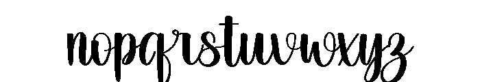 Underline Font LOWERCASE