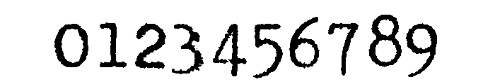 Underwood319 Font OTHER CHARS