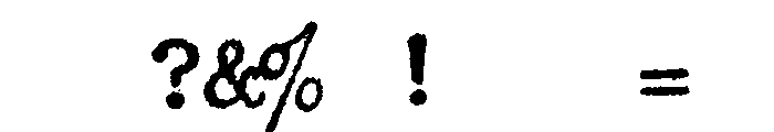 Underwood319 Font OTHER CHARS