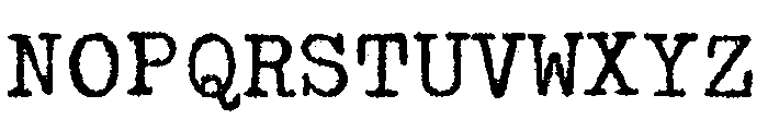 Underwood319 Font UPPERCASE