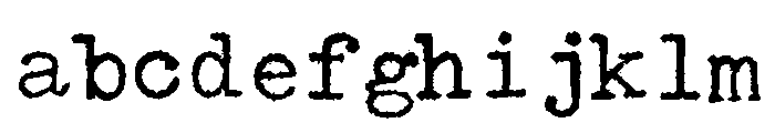 Underwood319 FONT
