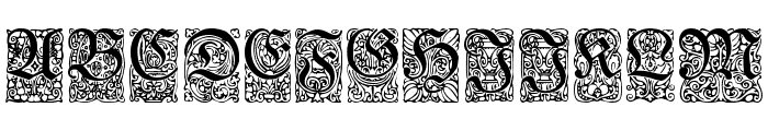 Unger-Fraktur Zierbuchstaben Font LOWERCASE
