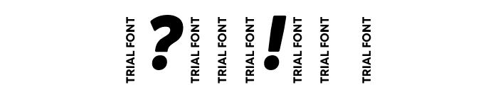 Uni Neue-Trial Black Italic Font OTHER CHARS