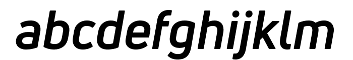 Uni Neue-Trial Bold Italic Font LOWERCASE