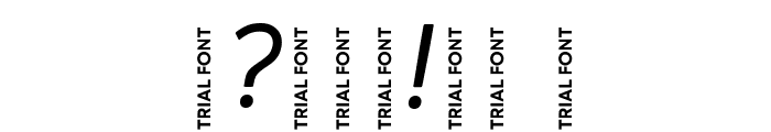 Uni Neue-Trial Regular Italic Font OTHER CHARS