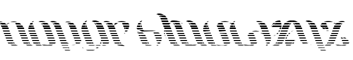 UniLeaf Italic Font UPPERCASE