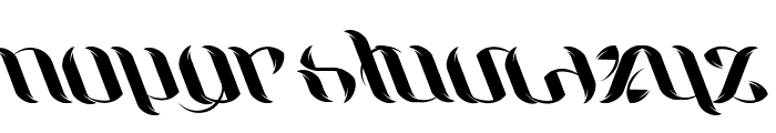 UniLeaf Italic Font LOWERCASE