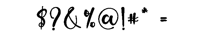 Unicorn Farmhouse Font OTHER CHARS