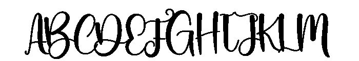 Unicorn Farmhouse Font UPPERCASE