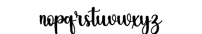 Unicorn Farmhouse Font LOWERCASE
