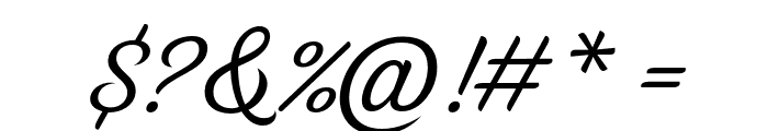 Unifier Script PERSONAL USE Regular Font OTHER CHARS