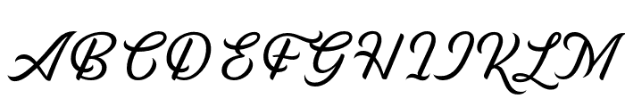 Unifier Script PERSONAL USE Regular Font UPPERCASE