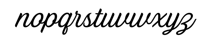 Unifier Script PERSONAL USE Regular Font LOWERCASE