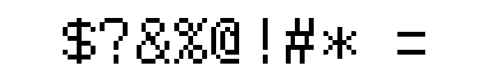UnifontExMono Font OTHER CHARS