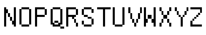 UnifontExMono Font UPPERCASE