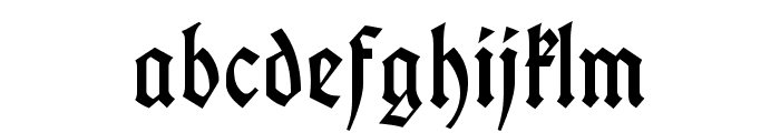 UnifrakturCook-Regular Font LOWERCASE
